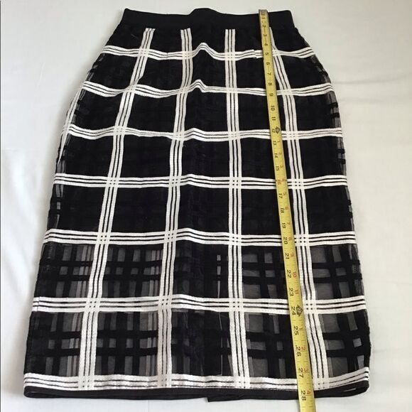 Milly Black Midi Slip Skirt New Size 2 - Picture 7 of 12